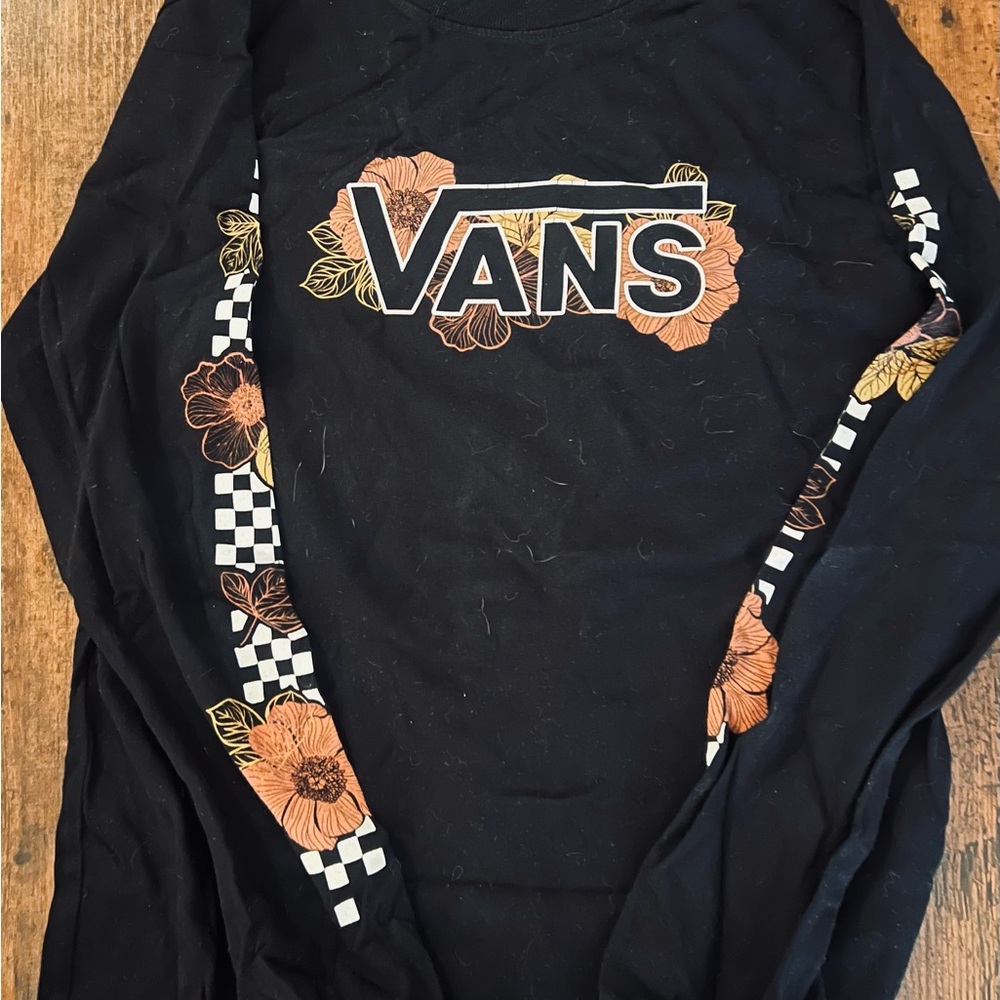 Vans Black Checkered Long Sleeve Shirt